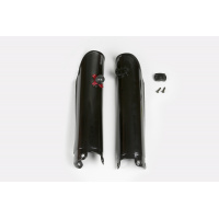 Fork slider protectors + quick starter - black - Ktm - REPLICA PLASTICS - KT03089-001 - UFO Plast