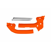 Mixed spare parts / Frame guard - orange 127 - Ktm - REPLICA PLASTICS - KT04089-127 - UFO Plast