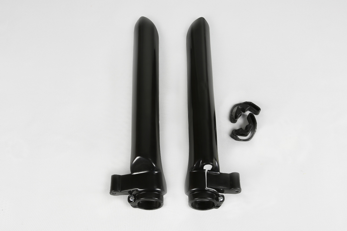 Fork slider protectors / Diam. 45 - black - Ktm - REPLICA PLASTICS - KT03025-001 - UFO Plast