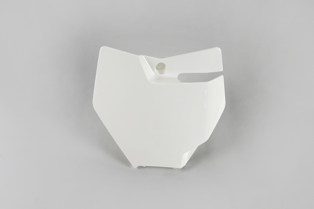 Front Number Plate white for Ktm SX 85 (2018-24) - REPLICA PLASTICS - KT04087-047 - Ufo Plast