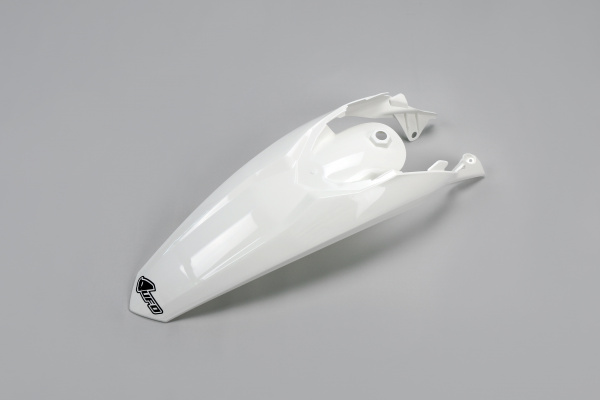 Rear fender / With pins - white 047 - Ktm - REPLICA PLASTICS - KT04032-047 - UFO Plast