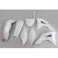 Plastic Kit white for Honda CRF 250RX (2019-21) - CRF 450RX (2017-20) - REPLICA PLASTICS - HOKIT120-041 - Ufo Plast