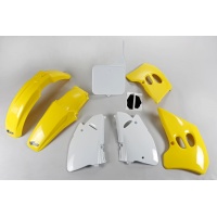 Plastic Kit OEM Color for Suzuki RM 125 (1993-95) - RM 250 (1993-95) - REPLICA PLASTICS - SUKIT394-999 - Ufo Plast