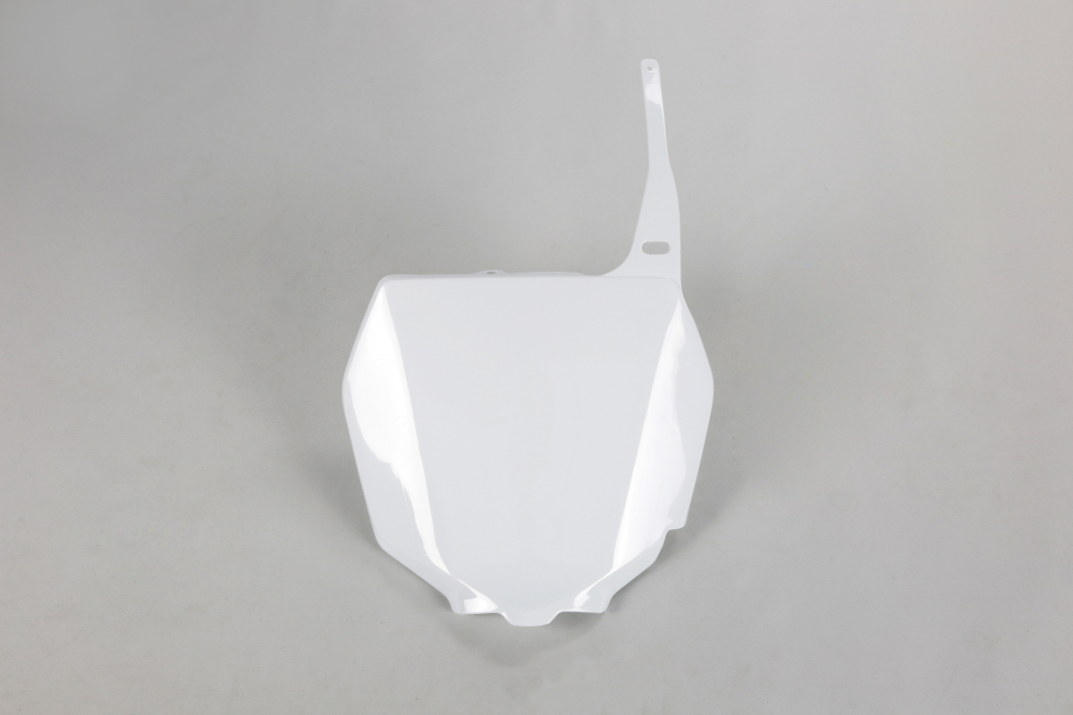 Front number plate - white 041 - Suzuki - REPLICA PLASTICS - SU03989-041 - UFO Plast