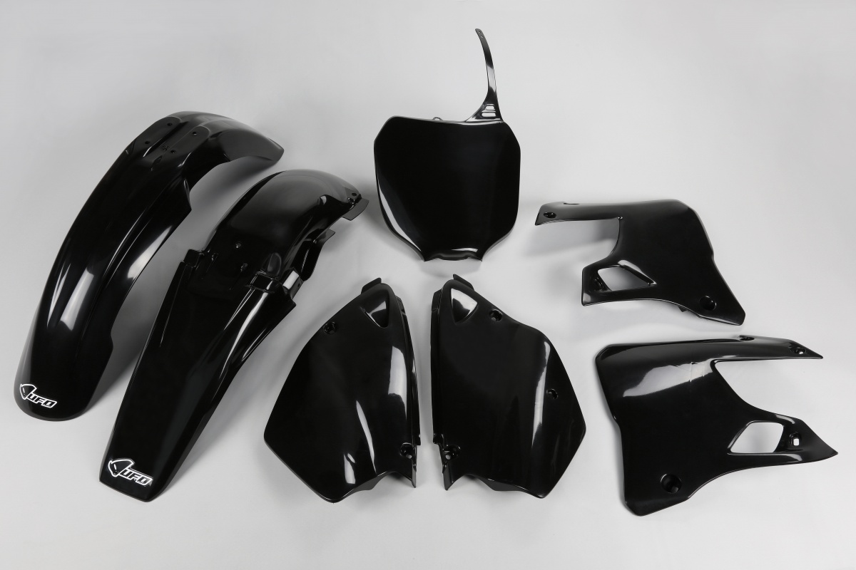 Plastic Kit black for Yamaha YZ 125 (2000-01) - YZ 250 (2000-01) - REPLICA PLASTICS - YAKIT300-001 - Ufo Plast