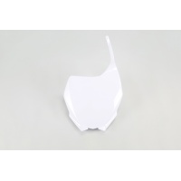 Front Number Plate white for Yamaha YZ 125 (2006-14) - YZ 250 (2006-14) - YZF 250 (2006-09) - YZF 450 (2006-09) - REPLICA PLA...