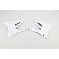 Radiator Covers white for Yamaha YZ 125 (2002-14) - YZ 250 (2002-14) - REPLICA PLASTICS - YA03846-046 - Ufo Plast