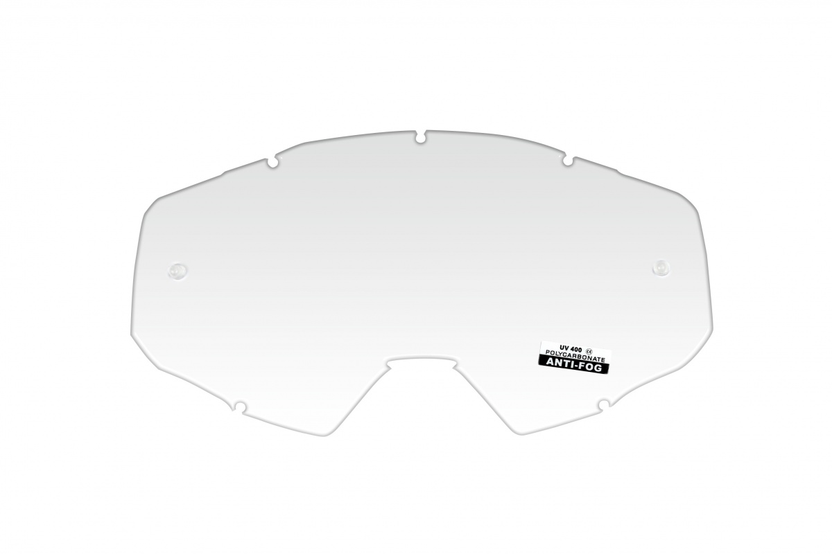 Clear lens for motocross Epsilon goggle - Goggles - LE02206 - Ufo Plast