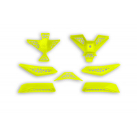 Side extractors for motocross Diamond helmet neon yellow - Helmet spare parts - HR059-DFLU - Ufo Plast