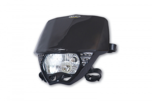 Motocross Cruiser headlight black - Headlight - PF01707-001 - Ufo Plast