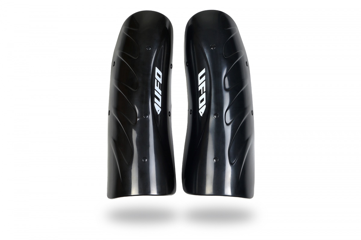 Ski and snowboard Slalom knee shin guard long version black - Snow - SK09184-K - Ufo Plast