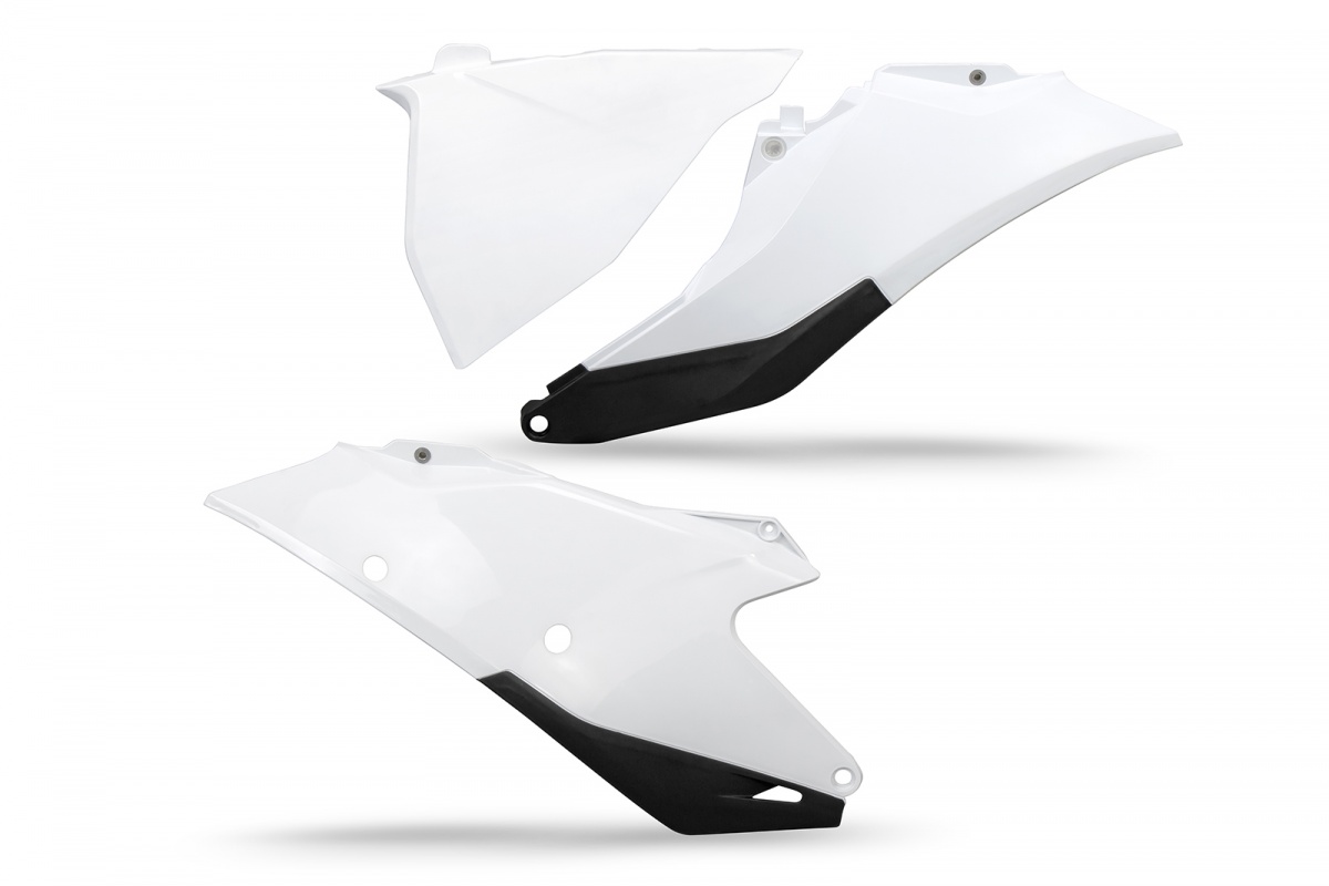 Side panels - white 041 - Gas Gas - REPLICA PLASTICS - GG07129-041 - UFO Plast