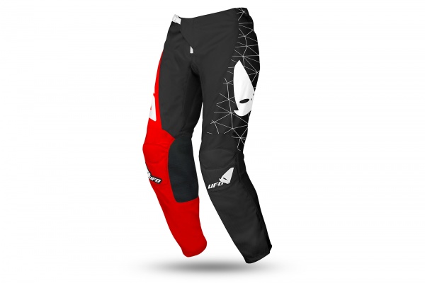Motocross Tecno pants black and red - Home - PI04524-K - UFO Plast