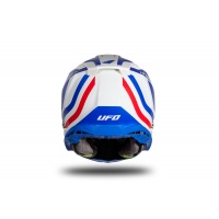 Motocross helmet Echus blue, white and red glossy - Home - HE168 - UFO Plast