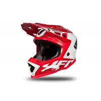 Motocross helmet Echus red and white glossy - NEW PRODUCTS - HE170 - Ufo Plast