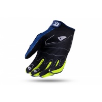 MOTOCROSS IRIDIUM GLOVES BLUE AND NEON YELLOW - Gloves - GU04478-NDFL - UFO Plast