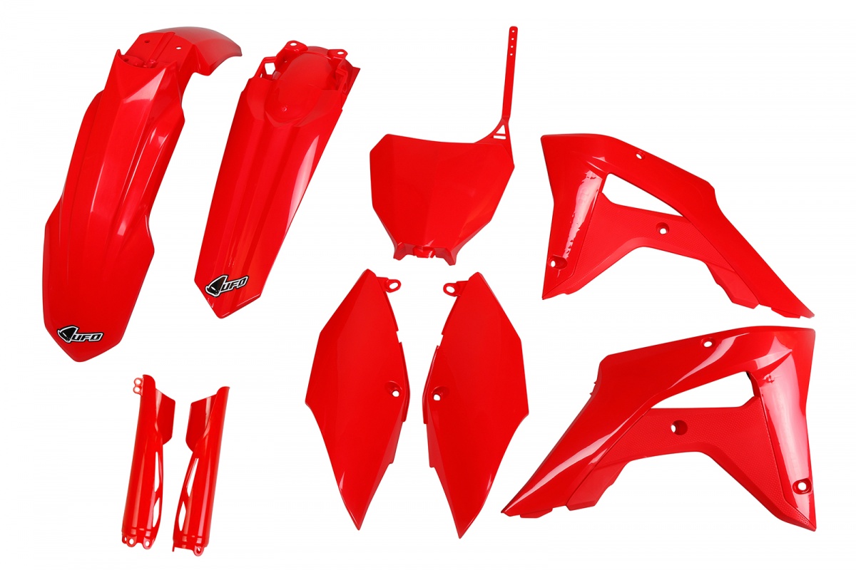 Full Plastic Kit red for Honda CRF 250RX (2019-21) - CRF 450RX (2017-20) - REPLICA PLASTICS - HOKIT120F-070 - Ufo Plast