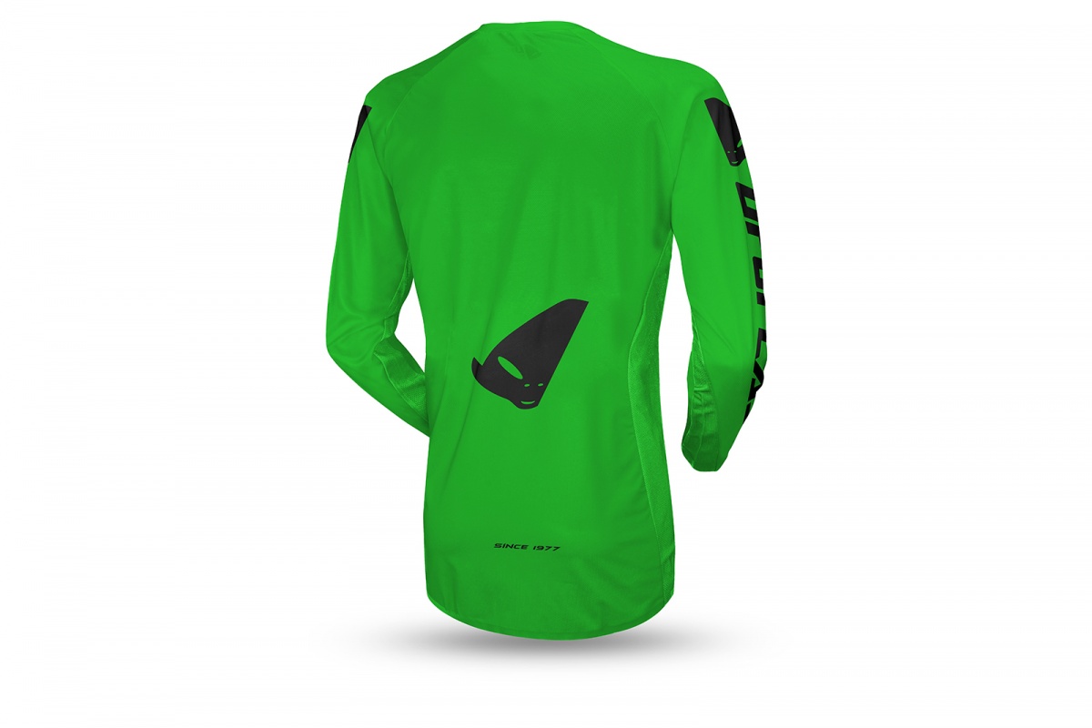 Motocross Radial jersey green - 2023 COLLECTION - MG04527-AFLU - Ufo Plast