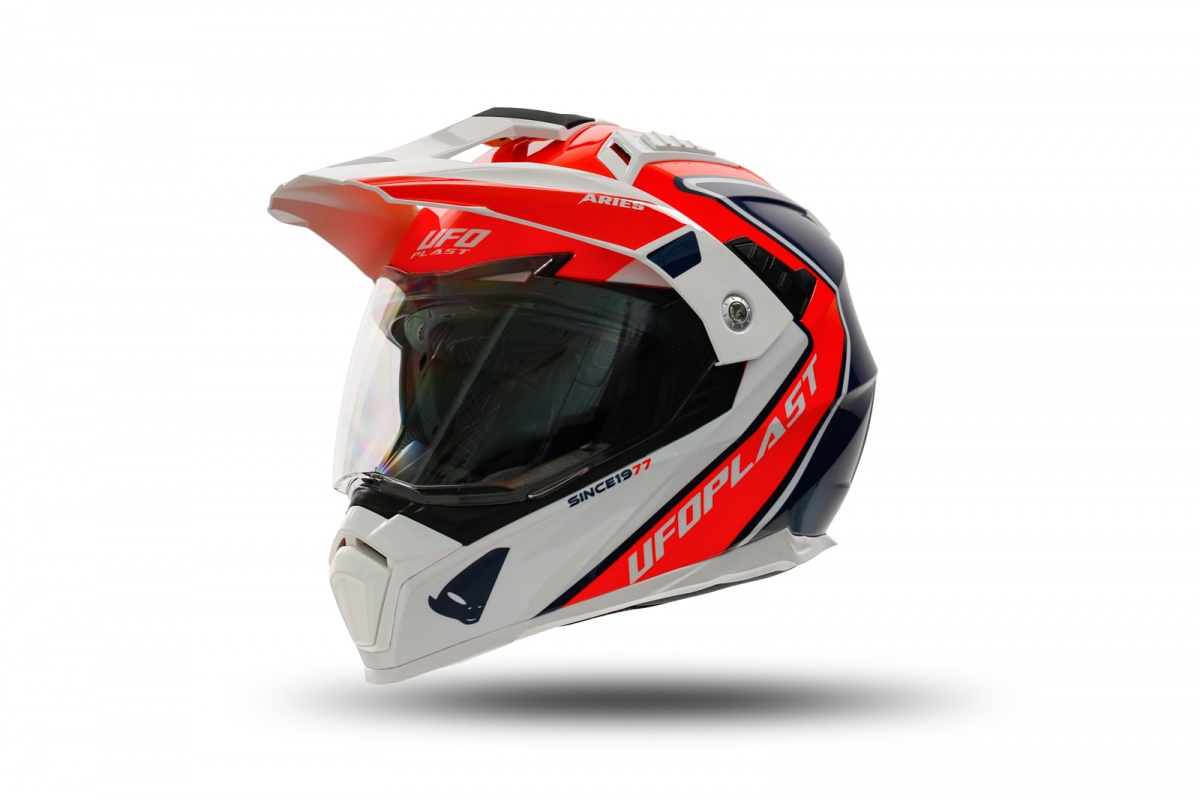 Motocross Aries helmet red and blue - Helmets - HE13500-BC - UFO Plast