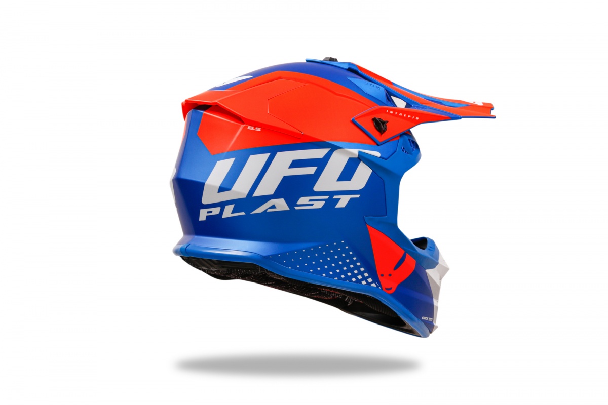 Motocross Intrepid helmet blue and orange - Helmets - HE13400-CF - UFO Plast