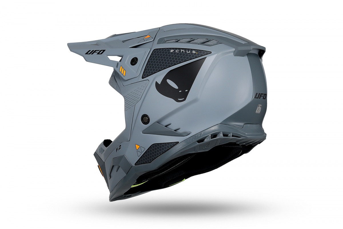 Motocross Echus helmet grey - Helmets - HE13100-EF - Ufo Plast